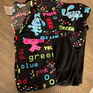 Blues clue scrub top